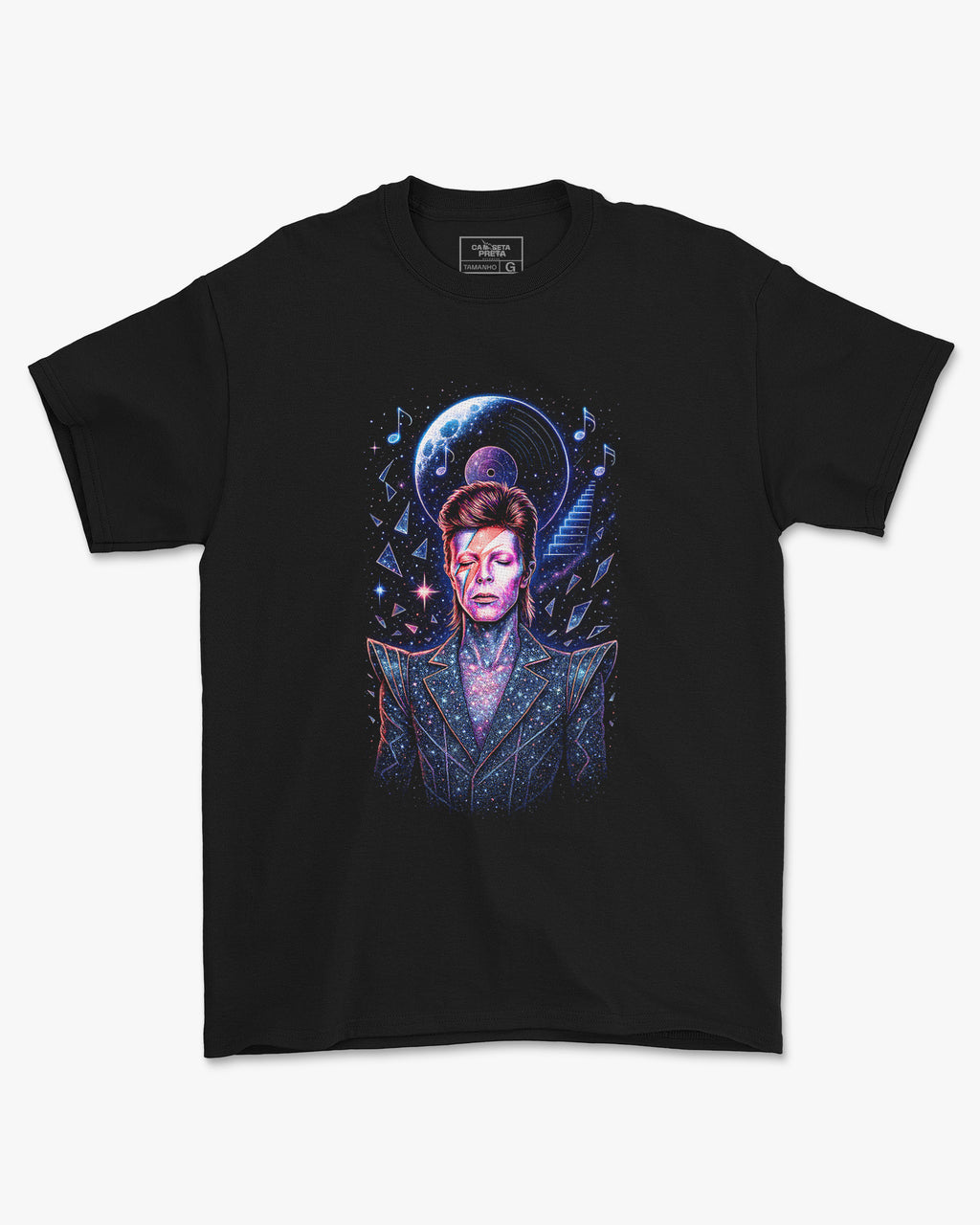 Camiseta Alternativa David Bowie Planet