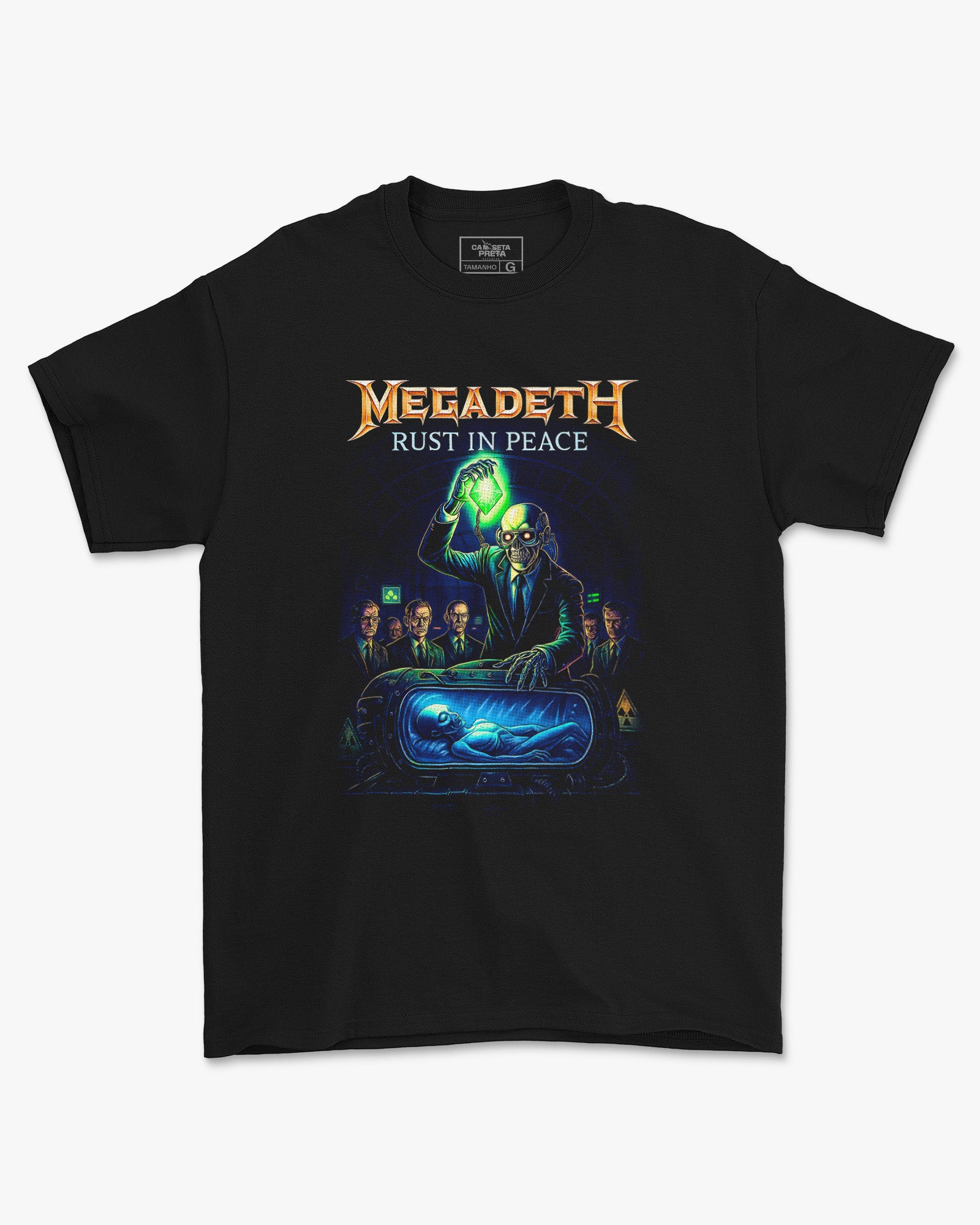 Camiseta Rock Megadeth Rust in Peace Thrash Metal