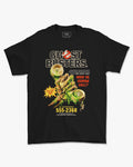 Camiseta Preta Skeleton Hand Ghost Call Unissex
