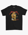 Camiseta Metallica Harvester of Sorrow Caveira Balança Preta Estampada