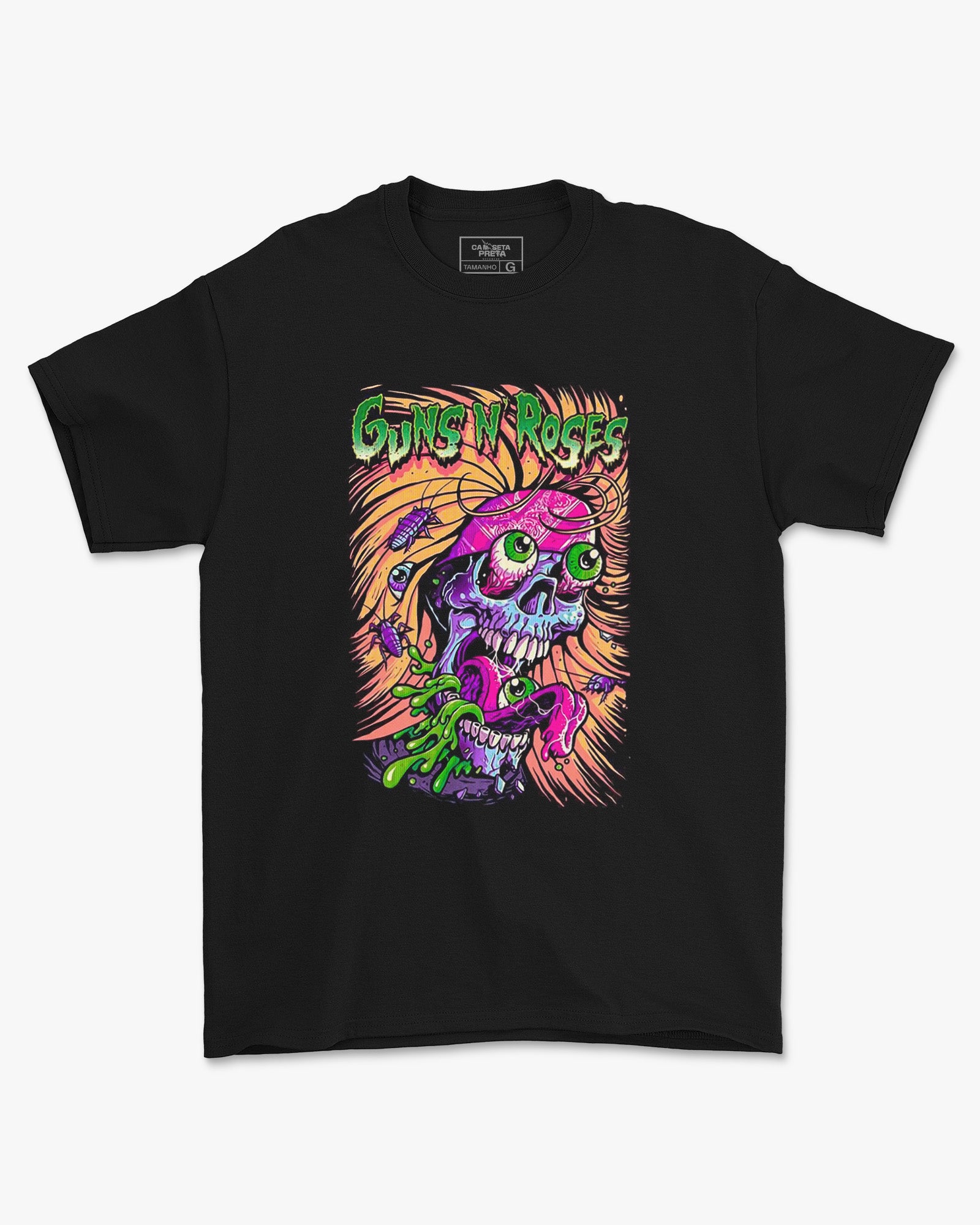 Camiseta Guns N’ Roses Vermes Hard Rock