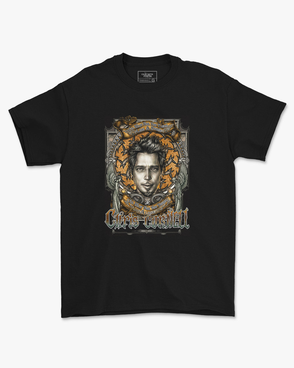 Camiseta Chris Cornell Grunge Rock