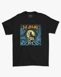Camiseta Preta Def Leppard Album Kick Unissex