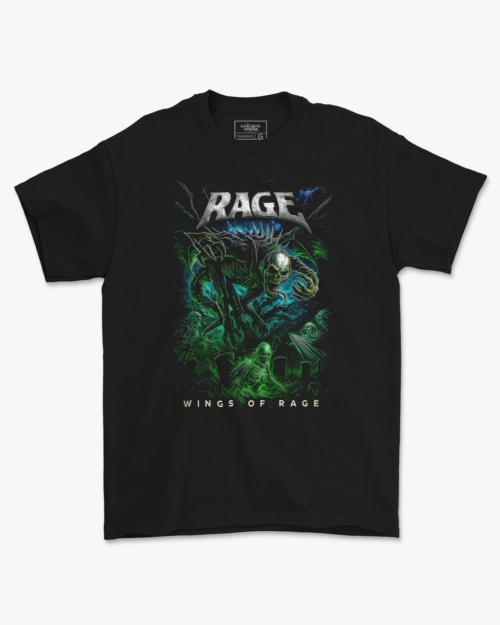 Camiseta Rage Wings of Rage Heavy Metal
