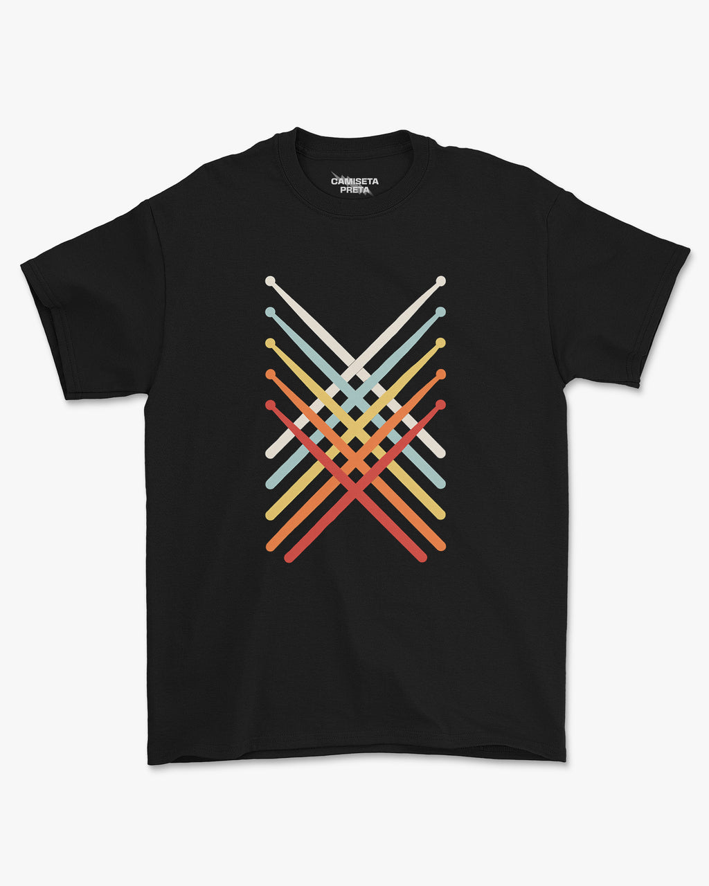 Camiseta Preta Sinal de Quem Marca o Tempo
