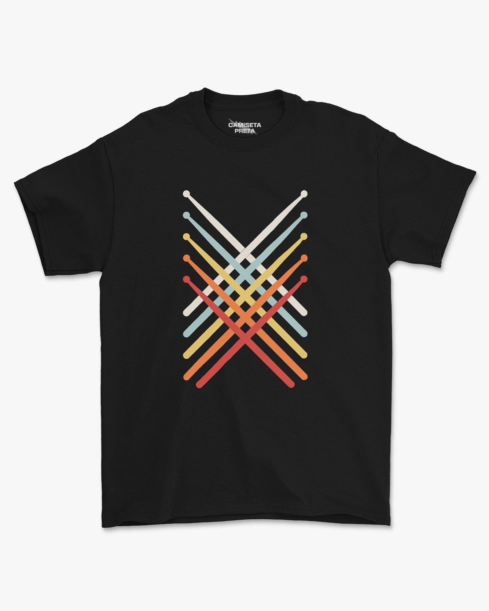 Camiseta Preta Sinal de Quem Marca o Tempo