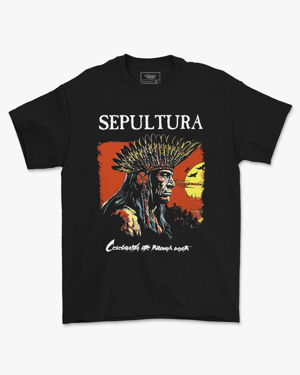 Camiseta Sepultura Celebrating Life Through Death