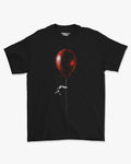 Camiseta Preta Pennywise Floating Red Balloon