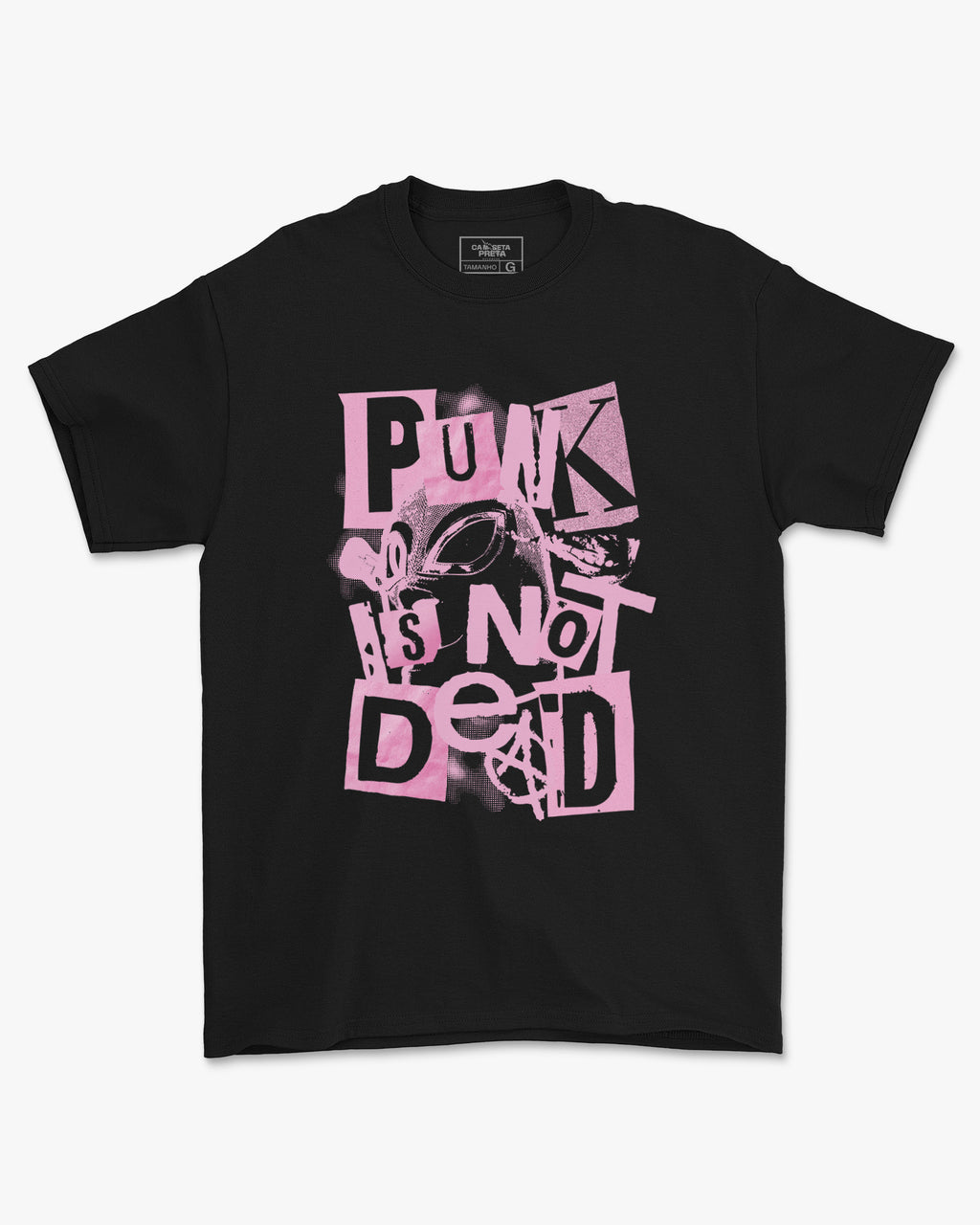 Camiseta Punk Is Not Dead Retrô
