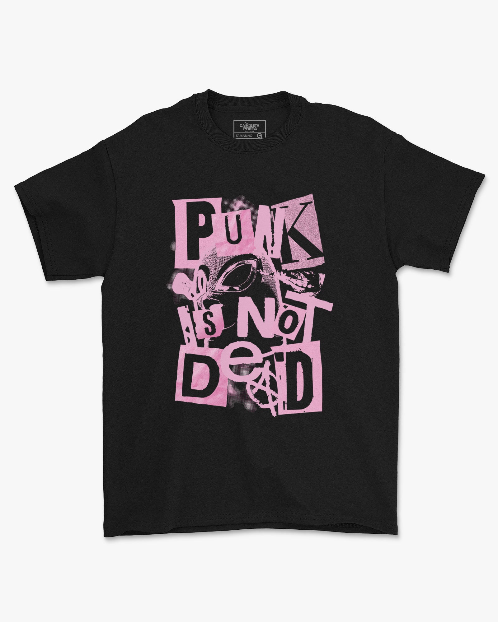 Camiseta Punk Is Not Dead Retrô