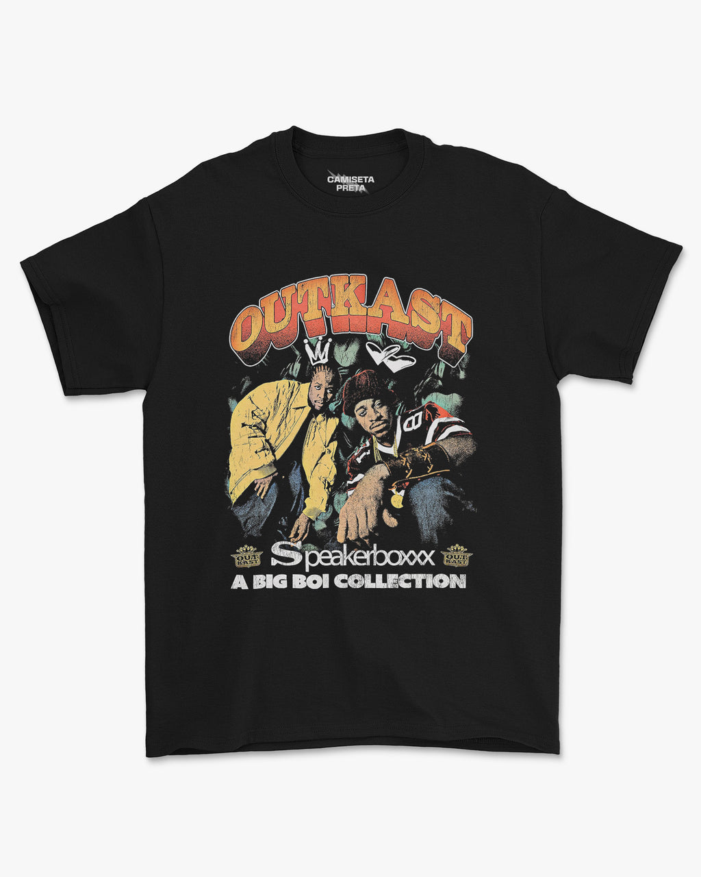Camiseta Preta Outkast Speakerboxxx Era