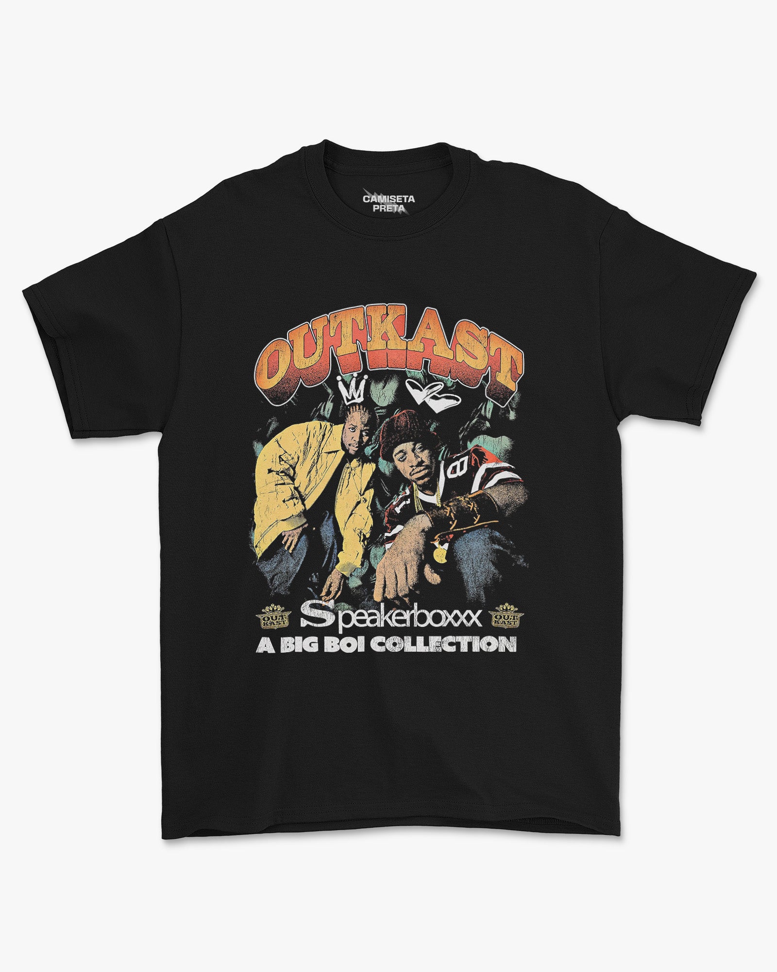 Camiseta Preta Outkast Speakerboxxx Era