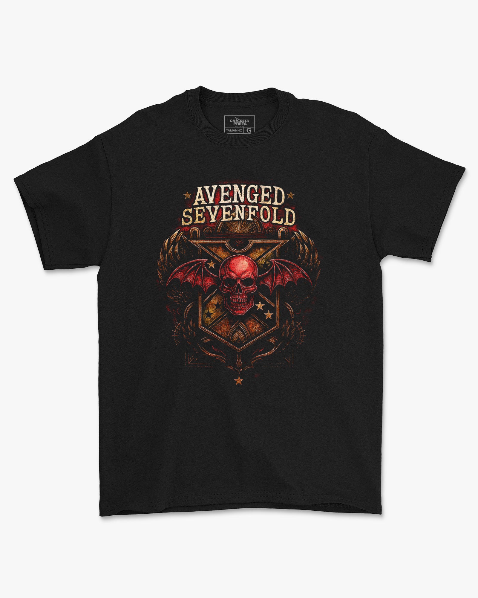 Camiseta Alternativa Avenged Sevenfold Skull