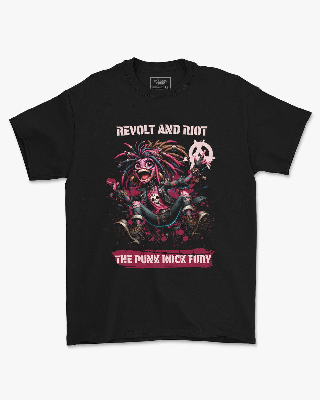 Camiseta Punk Rock Fury