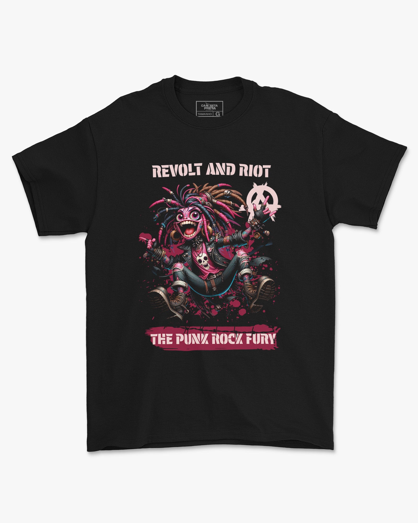 Camiseta Punk Rock Fury