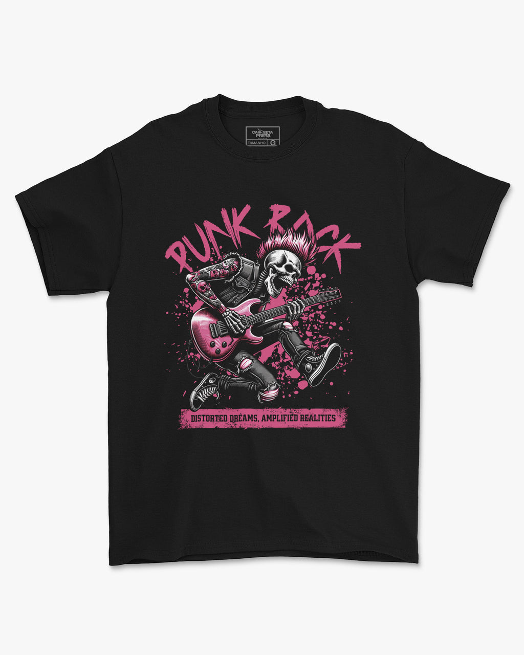 Camiseta Punk Rock Distorted Dreams