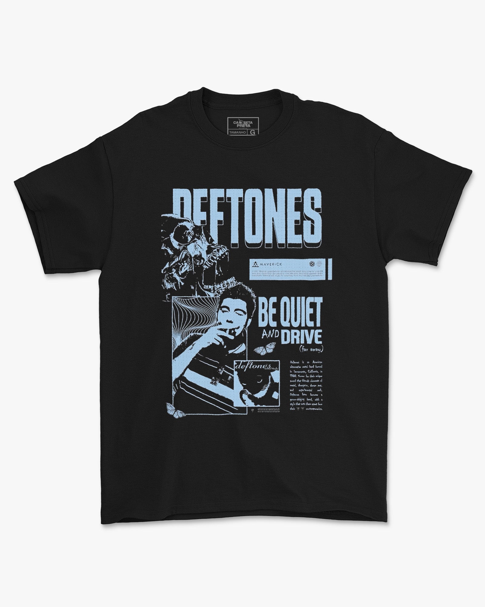 Camiseta Deftones Be Quiet And Drive