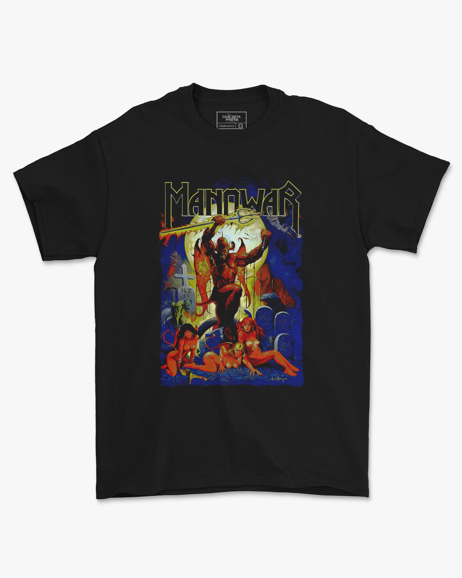 Camiseta Manowar Hail IV Power Metal