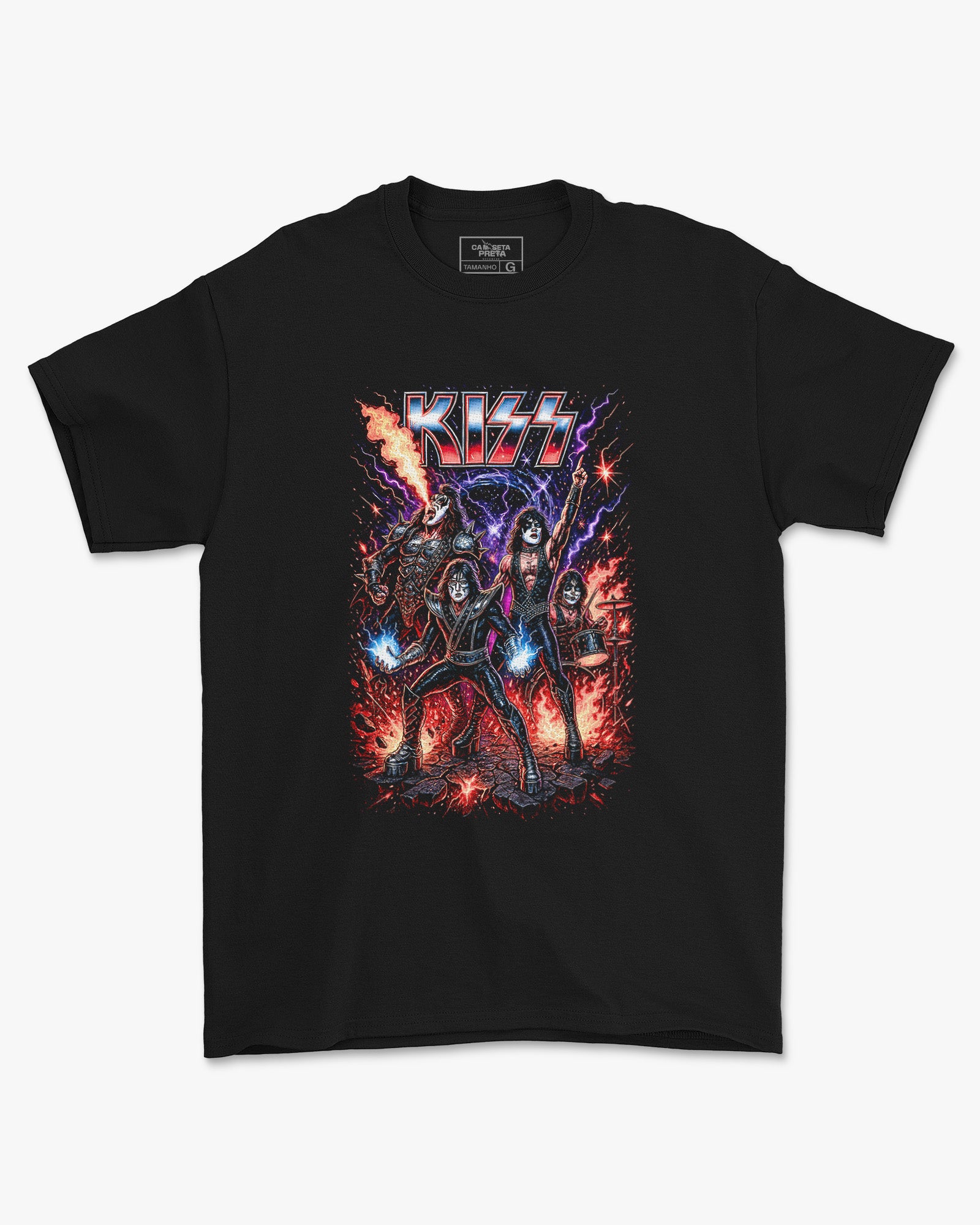 Camiseta Banda Kiss Power Up