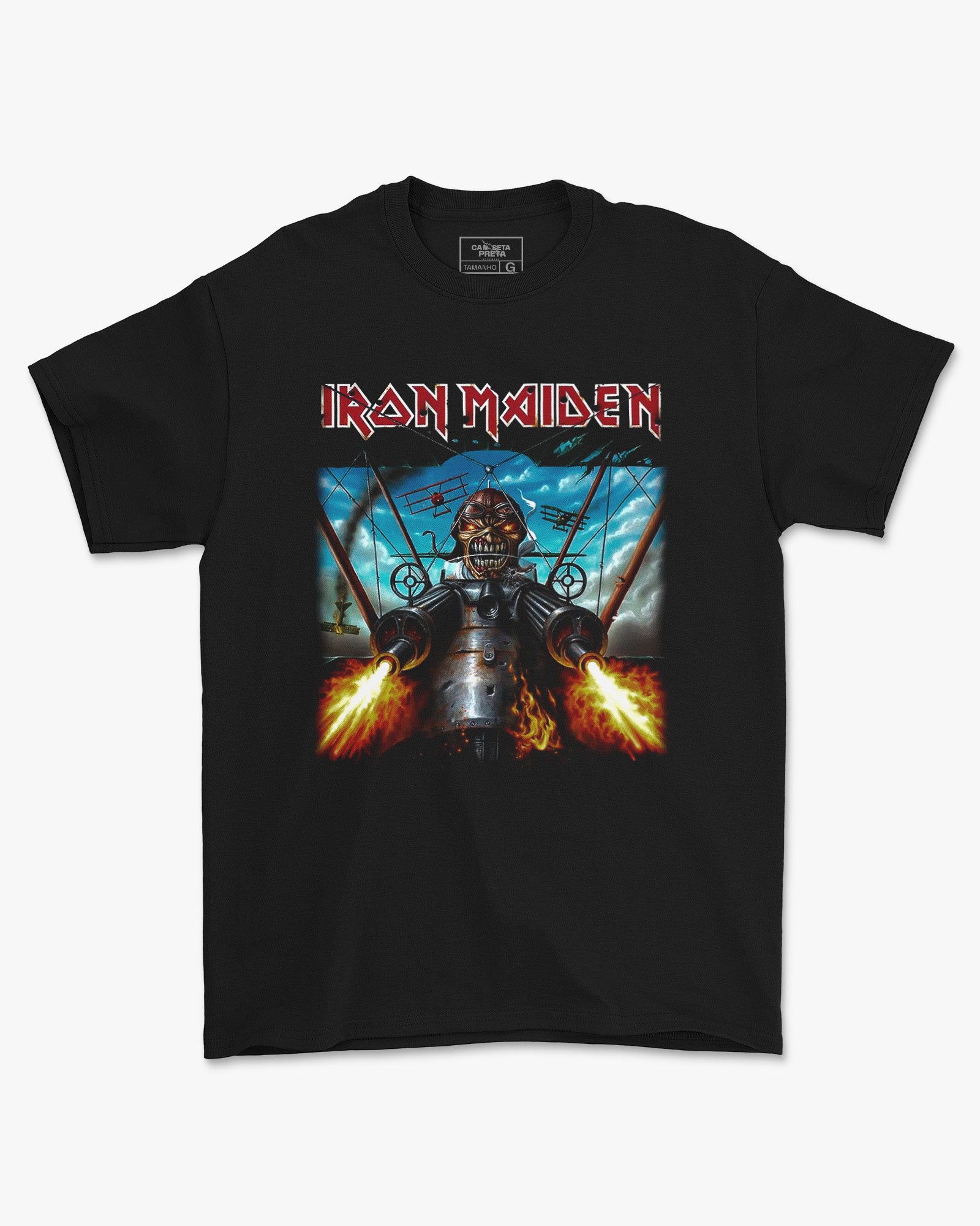 Camiseta Clássica Iron Maiden Eddie Fly
