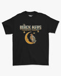Camiseta Preta The Black Keys Under the Moonlight Vintage Rock