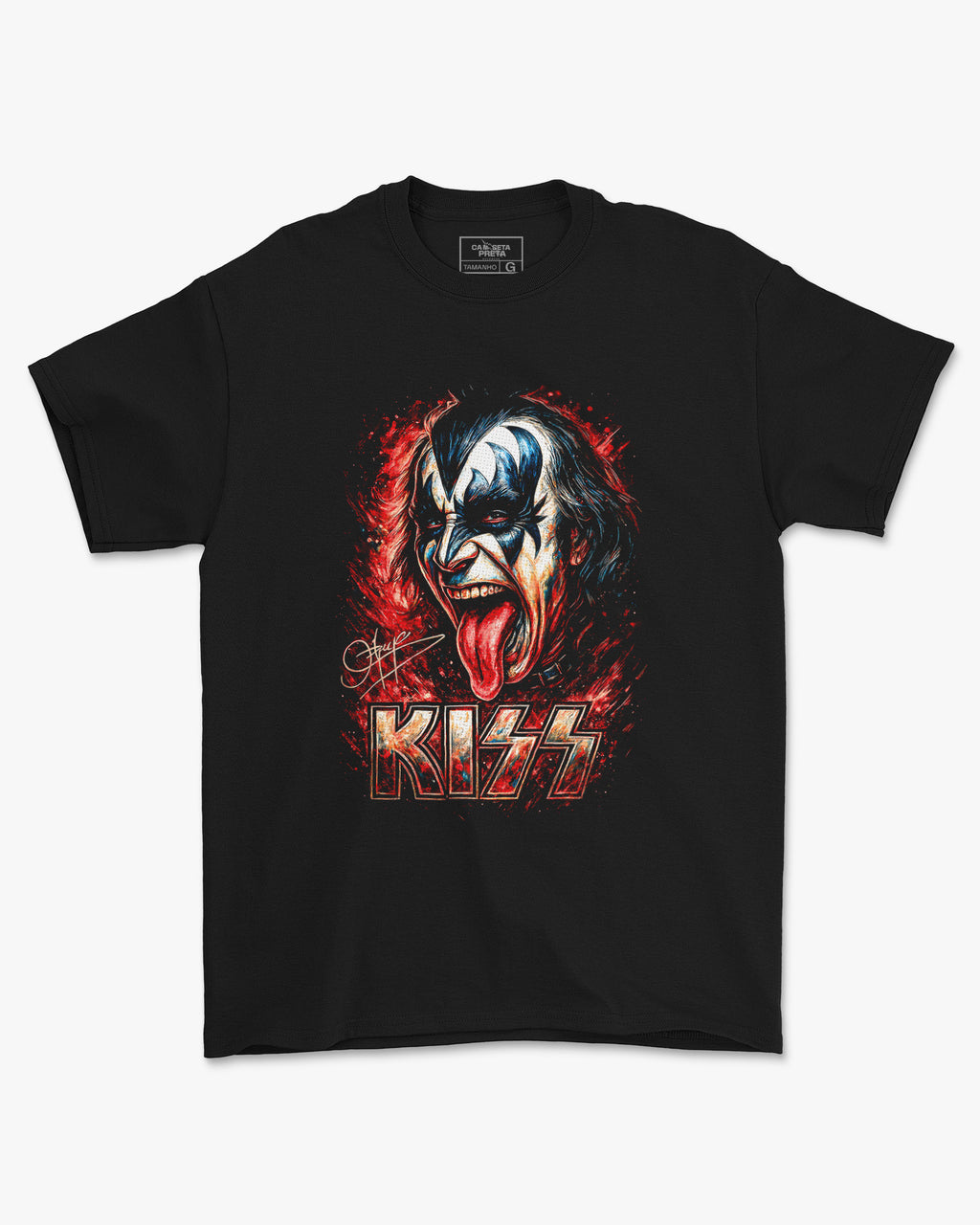 Camiseta Kiss Gene Simmons Hard Rock