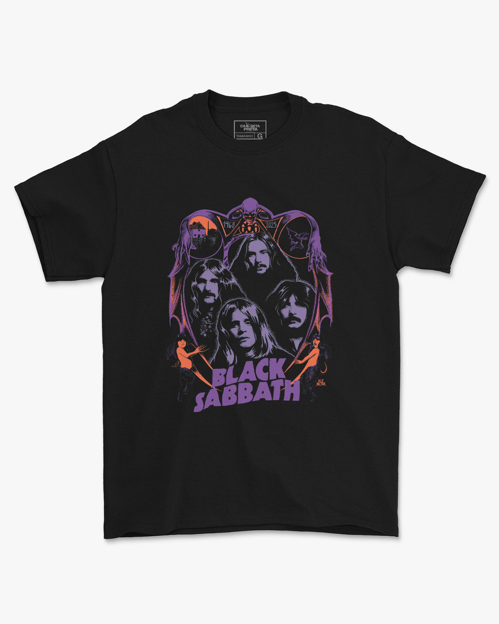 Camiseta Black Sabbath 1998 Heavy Metal