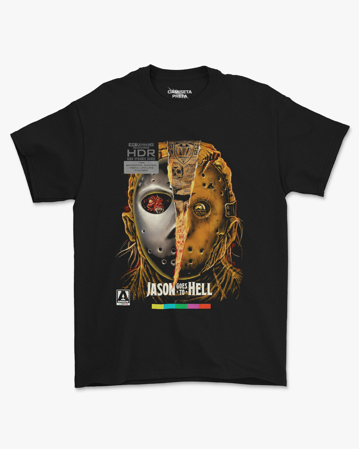 Camiseta Preta Jason Goes to Hell The Final Friday