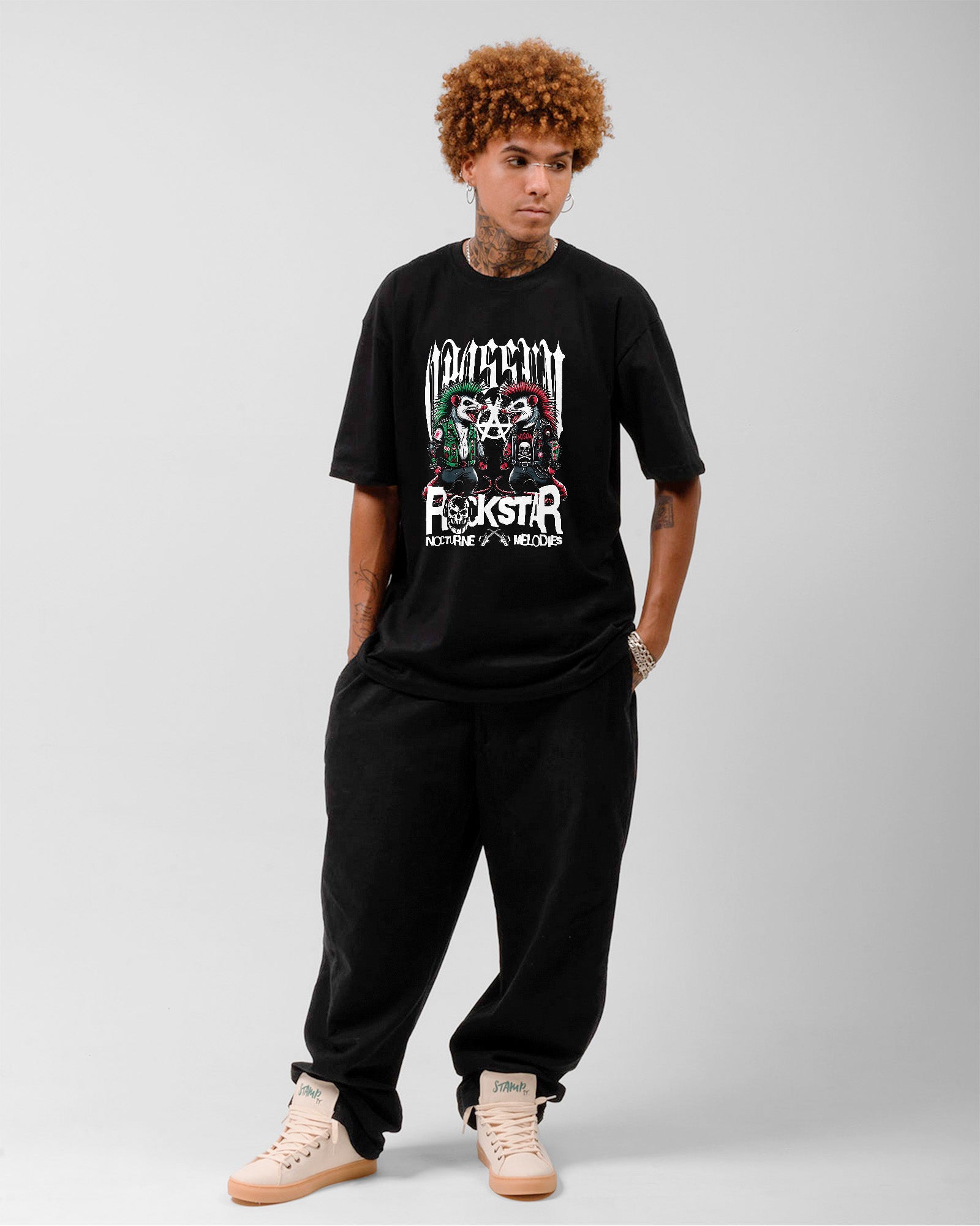 Camiseta Rockstars Rats Punk Rock