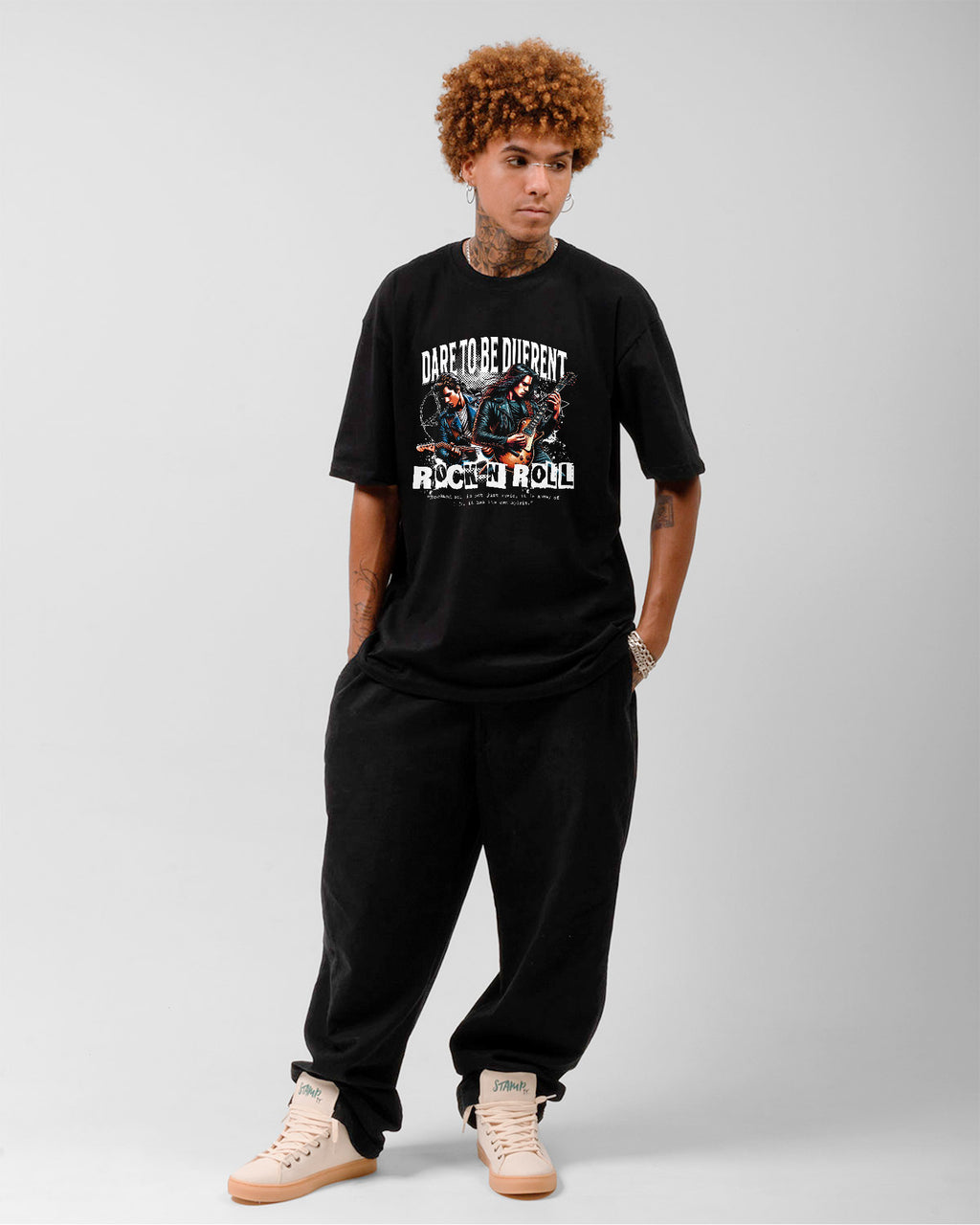 Camiseta Dare to Be Rock n’ Roll Retrô