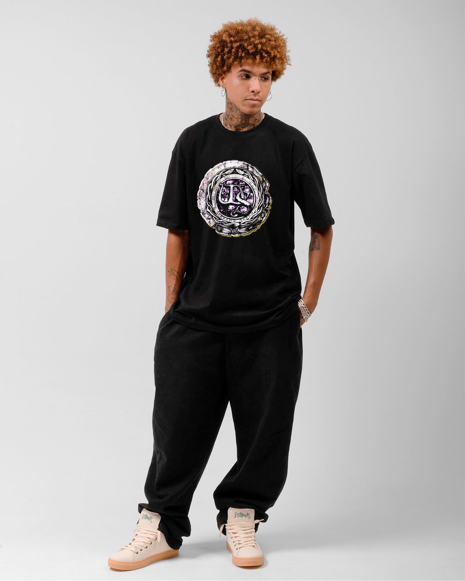 Camiseta Preta Whitesnake The Purple Album Unissex