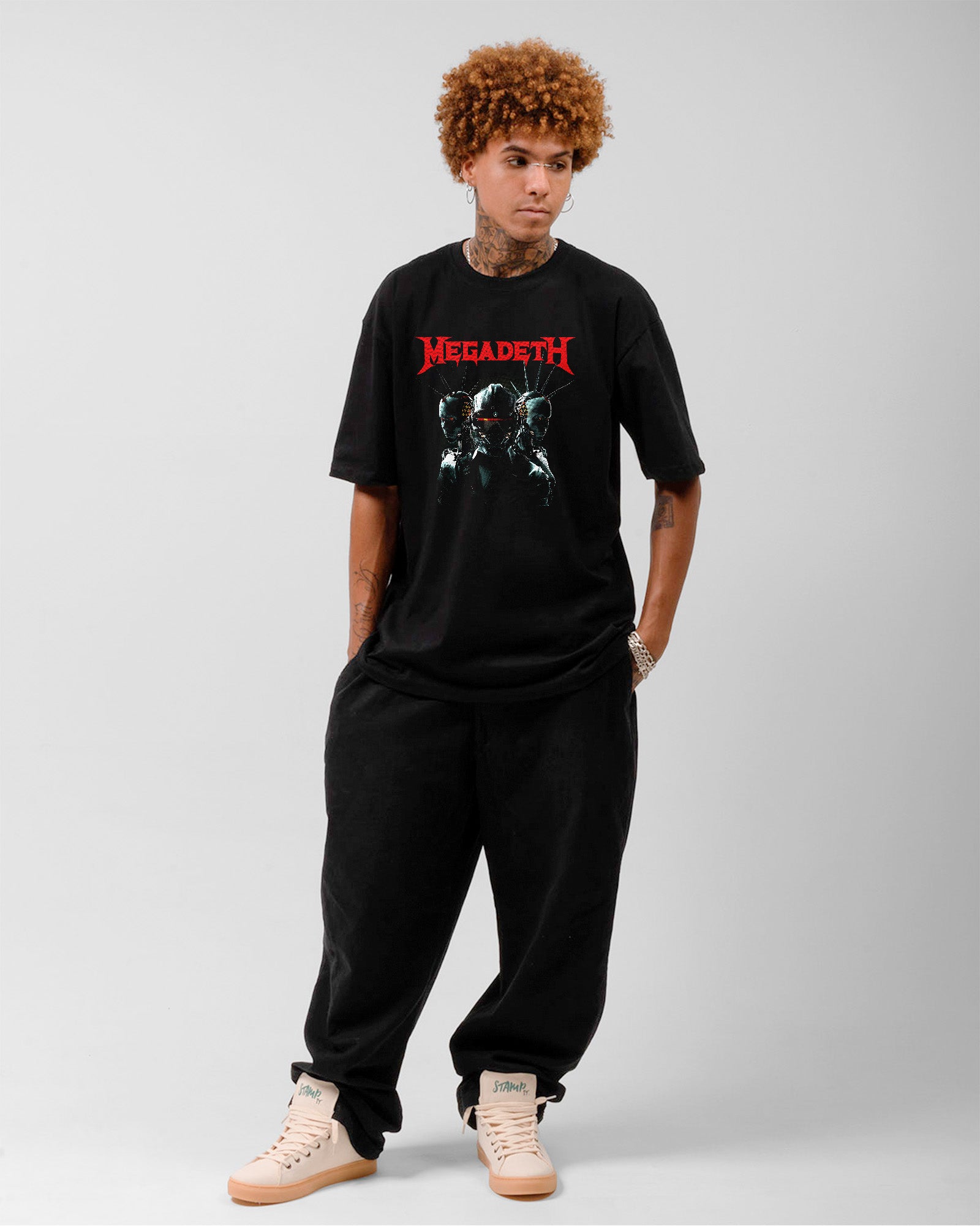 Camiseta Megadeth Androide Thrash Metal