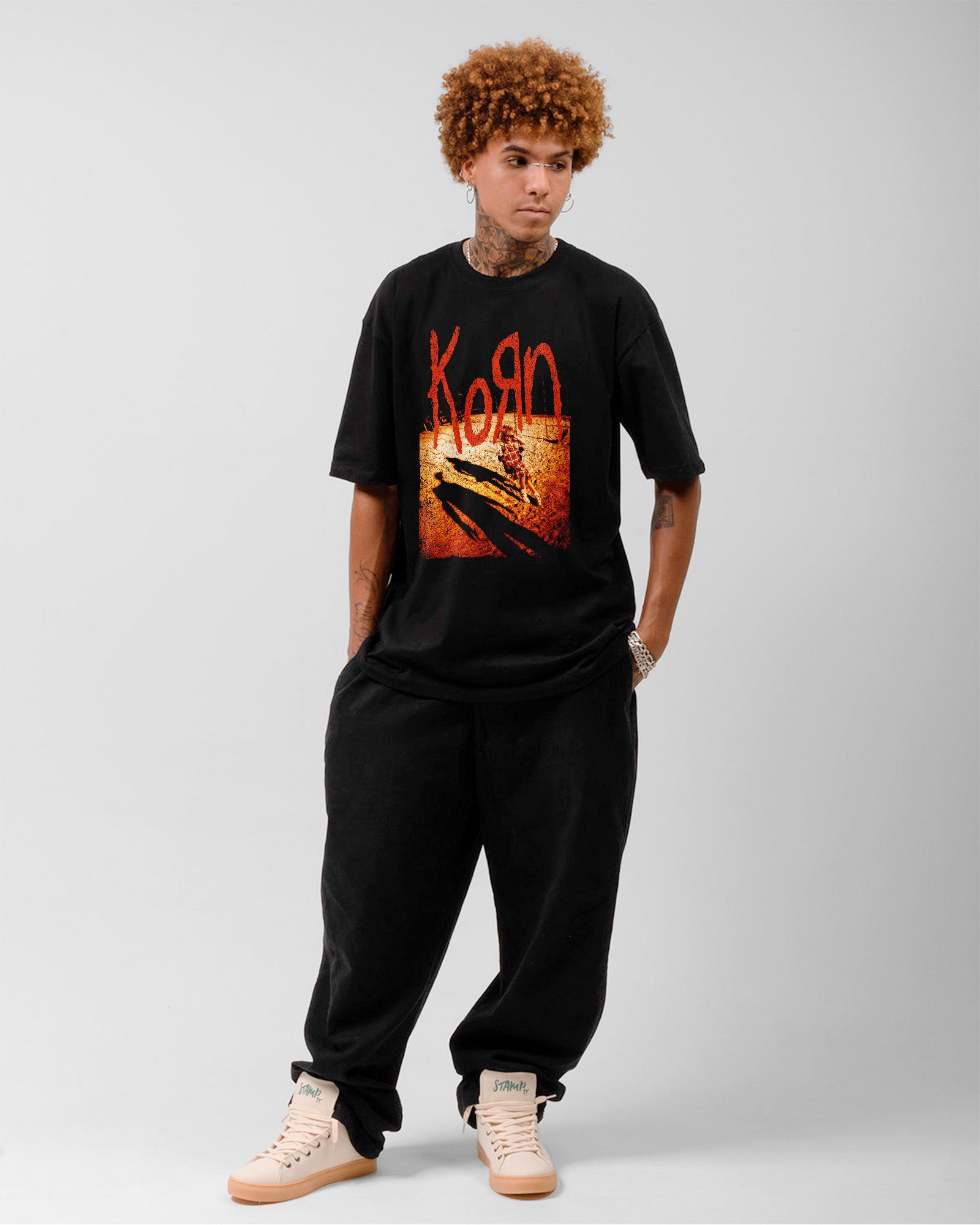 Camiseta Korn Album Korn 1994 Nu Metal