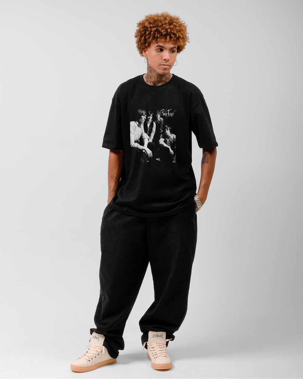 Camiseta Pink Floyd Foto Rock Progressivo