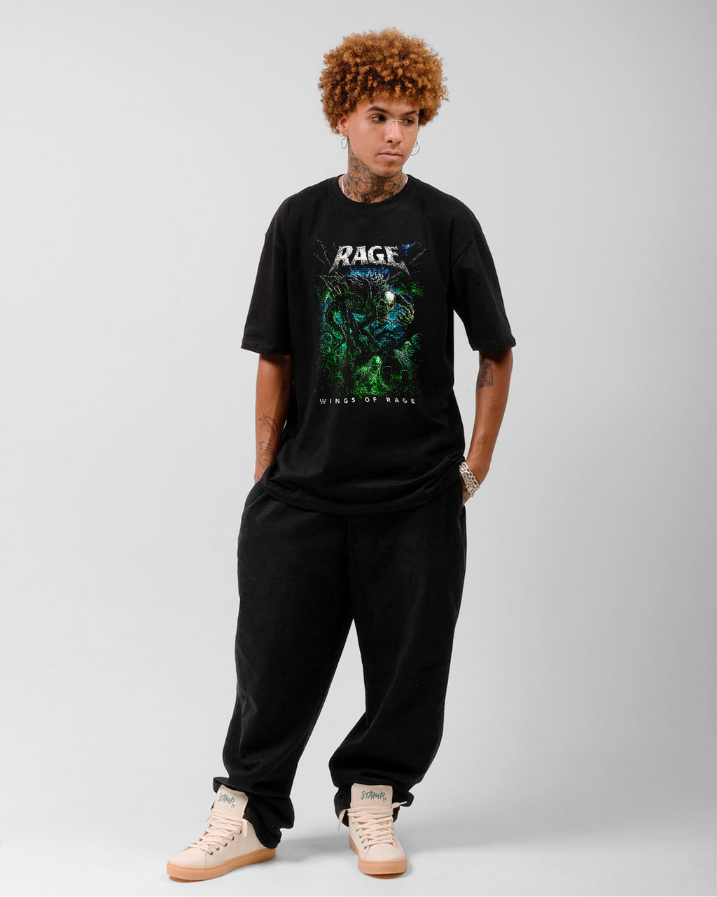 Camiseta Rage Wings of Rage Heavy Metal