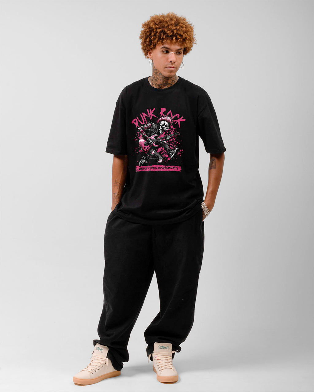 Camiseta Punk Rock Distorted Dreams