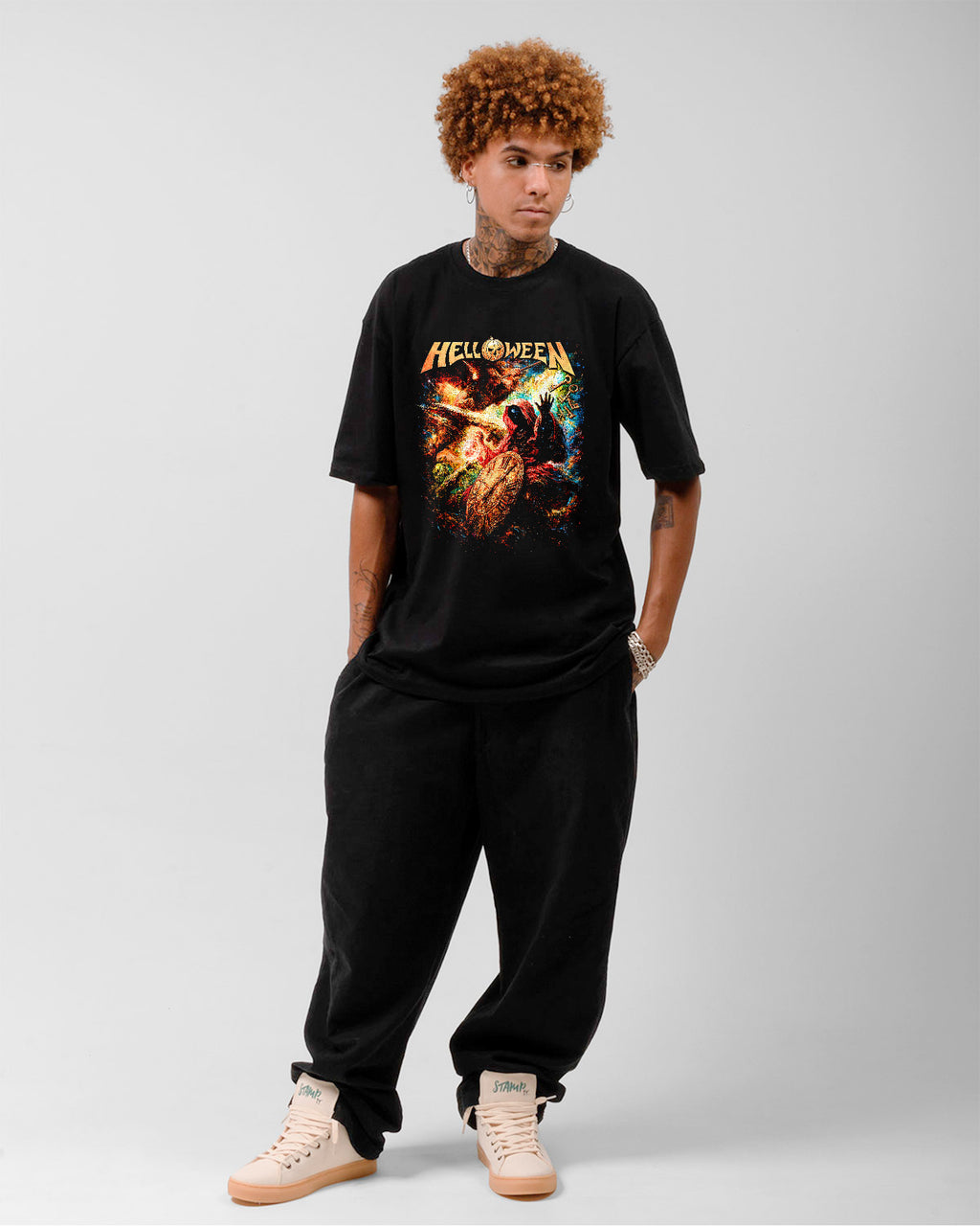 Camiseta Helloween Mago Power Metal