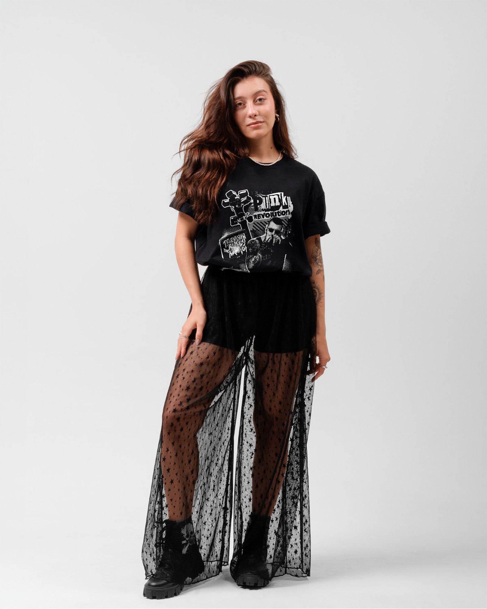 Camiseta Rock Punk Revolution Clássica