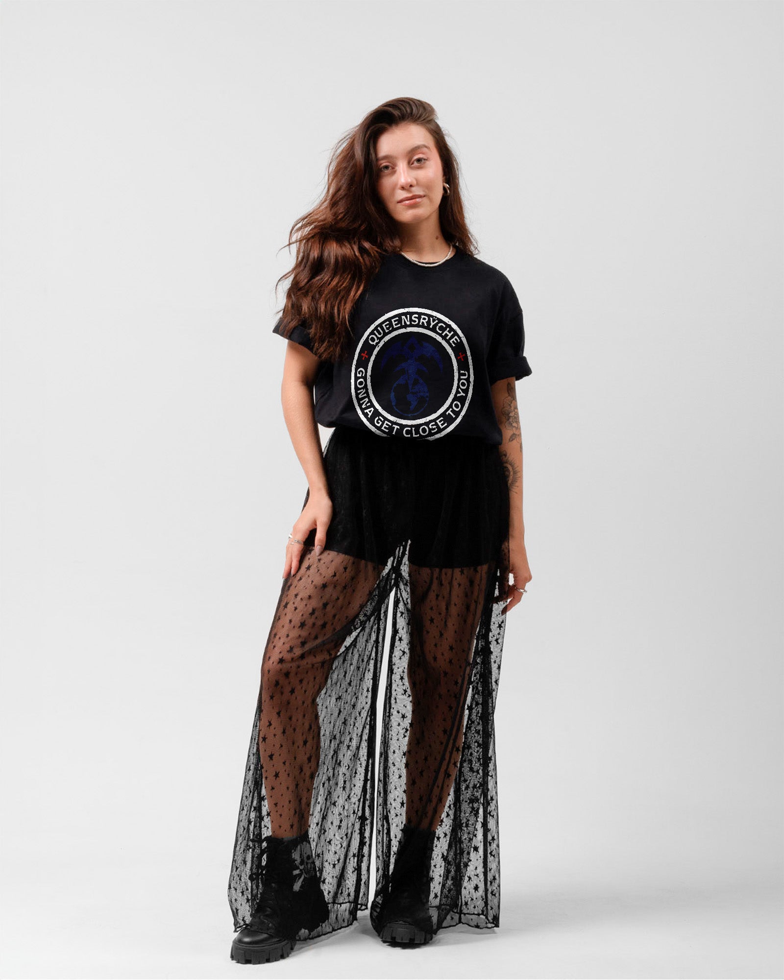 Camiseta Queensrÿche Estampa Gonna Get Close to You Preta