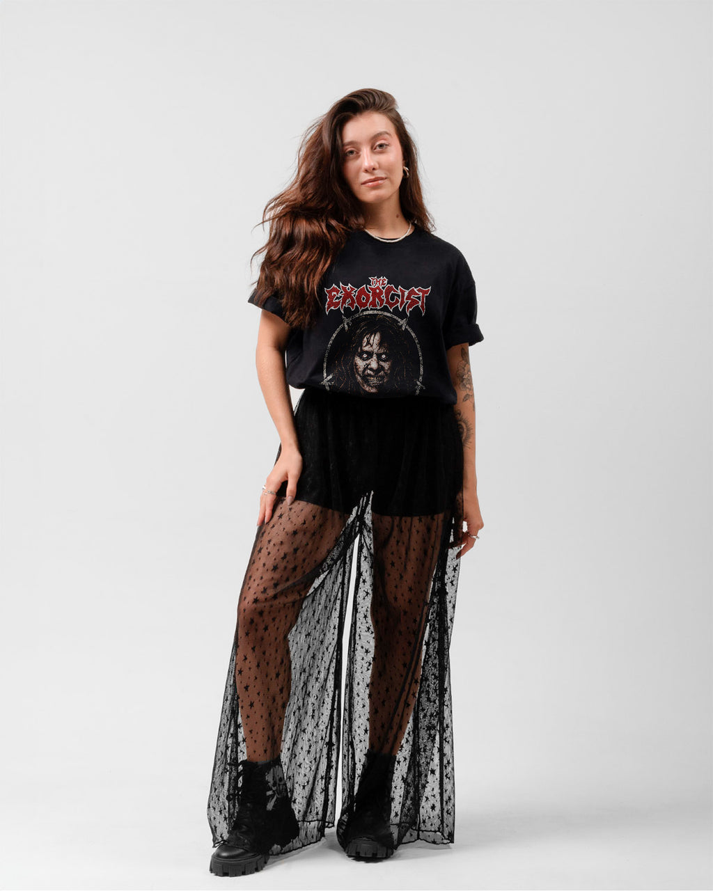 Camiseta Preta The Exorcist Filme de Terror Clássico