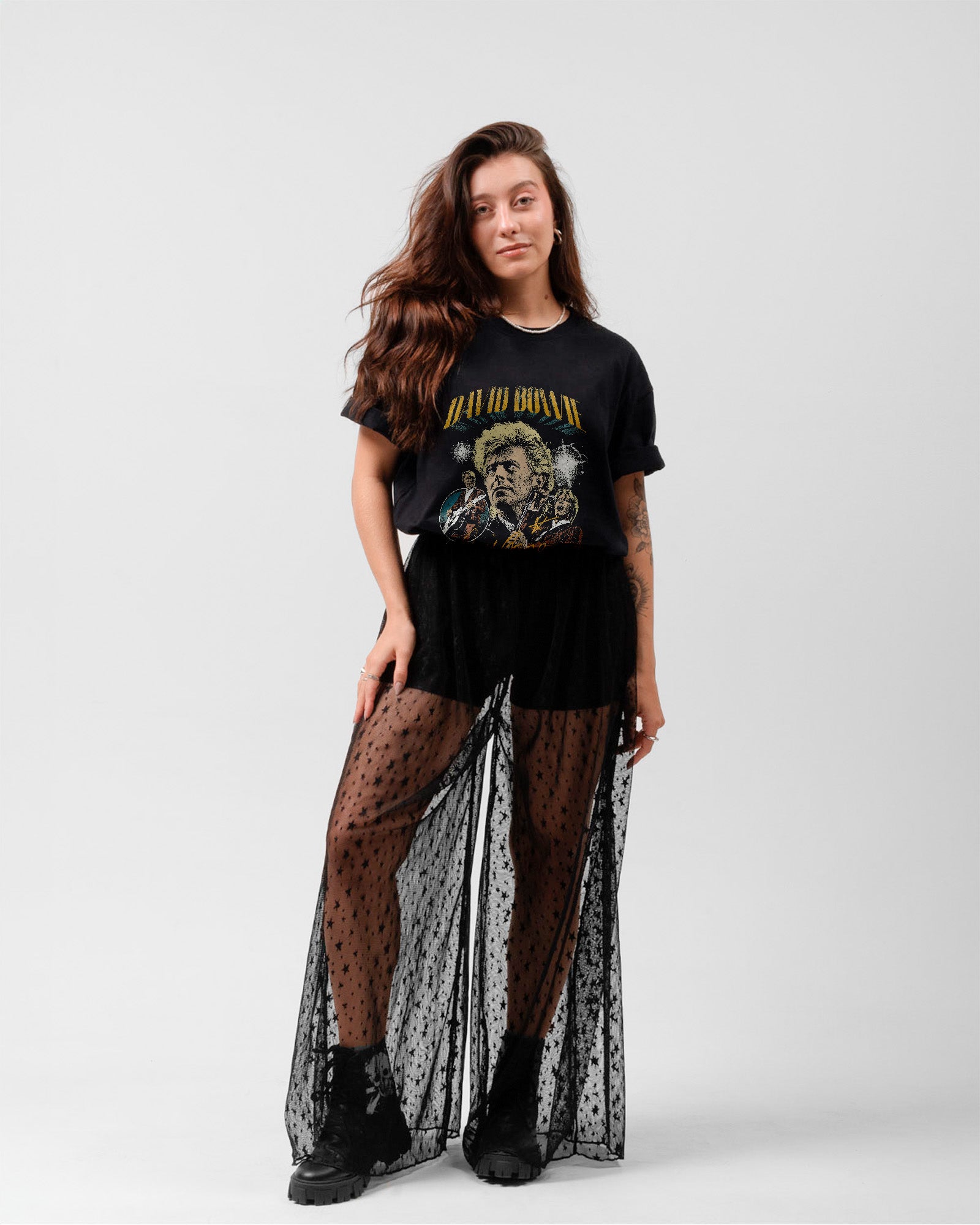 Camiseta David Bowie Rock Chameleon