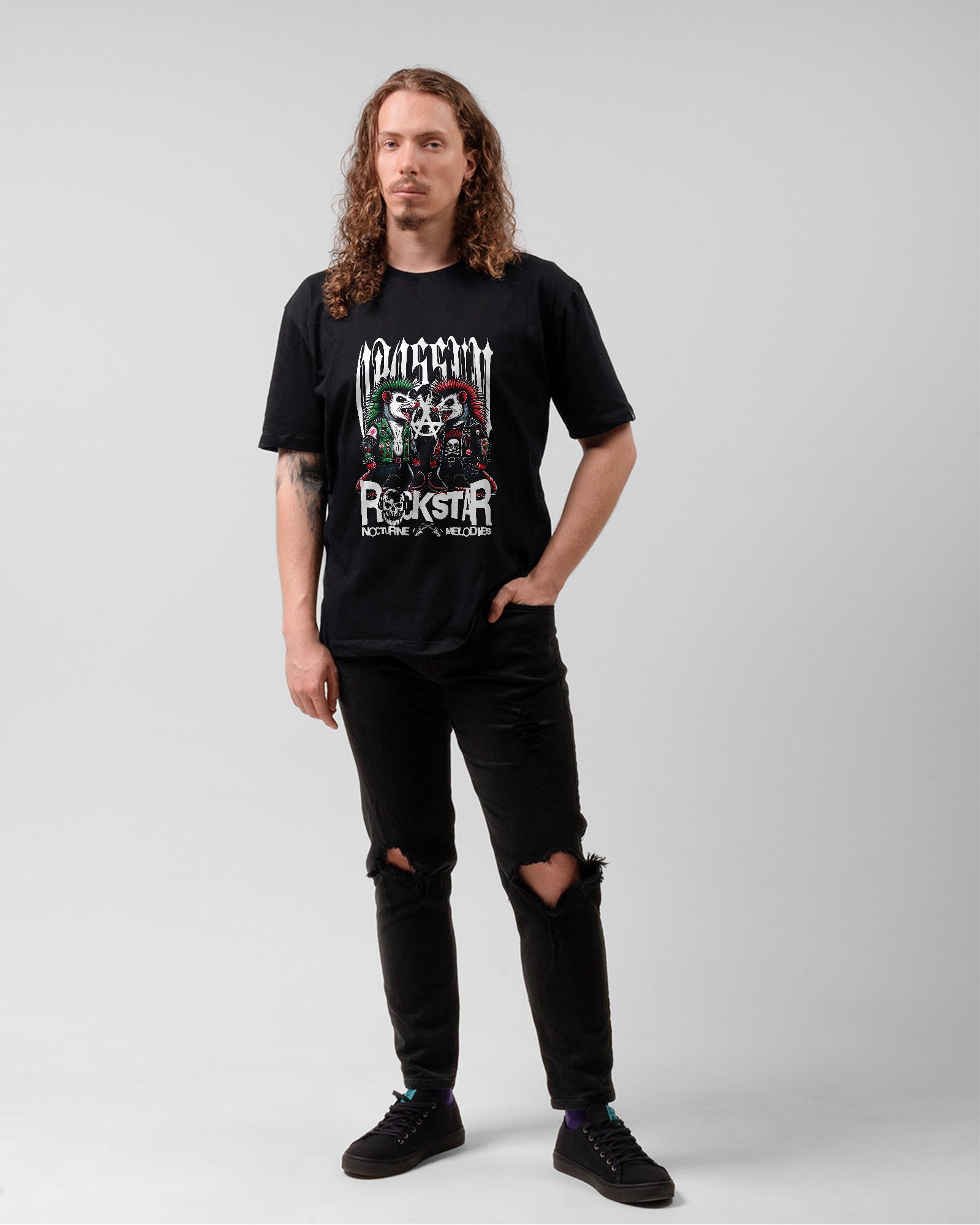 Camiseta Rockstars Rats Punk Rock