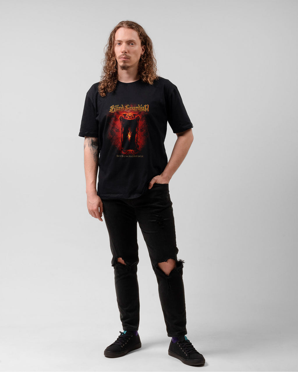 Camiseta Blind Guardian Beyond The Red Mirror