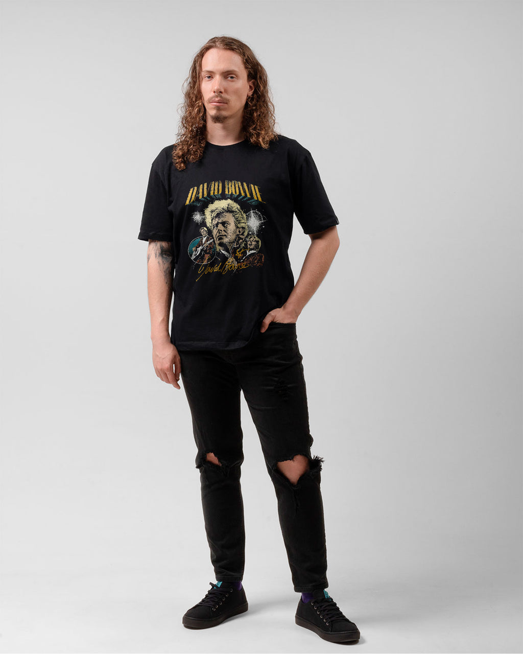Camiseta David Bowie Rock Chameleon