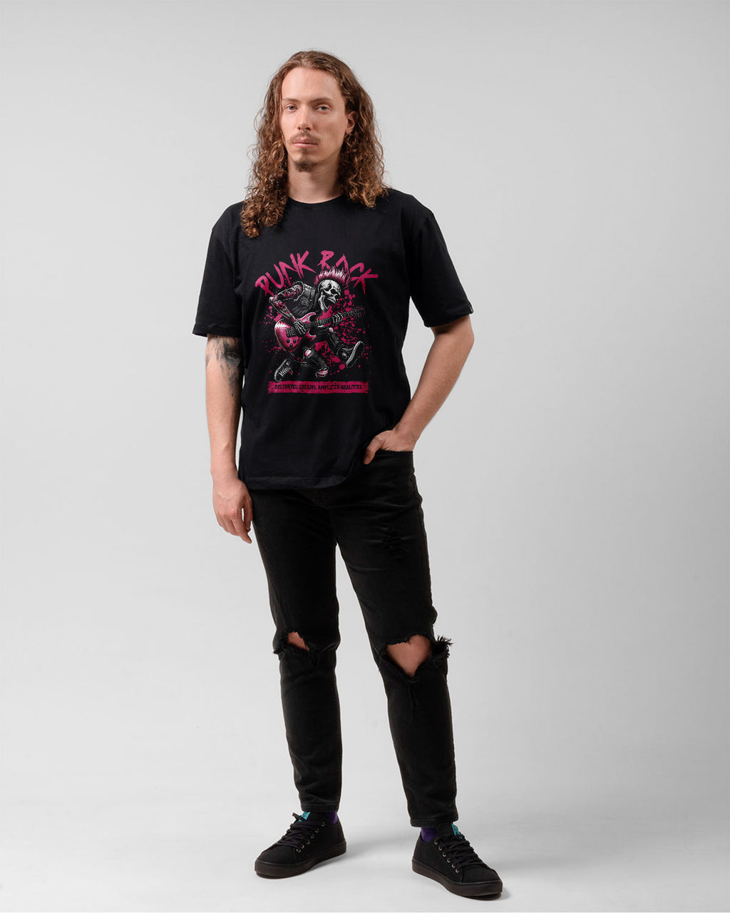Camiseta Punk Rock Distorted Dreams