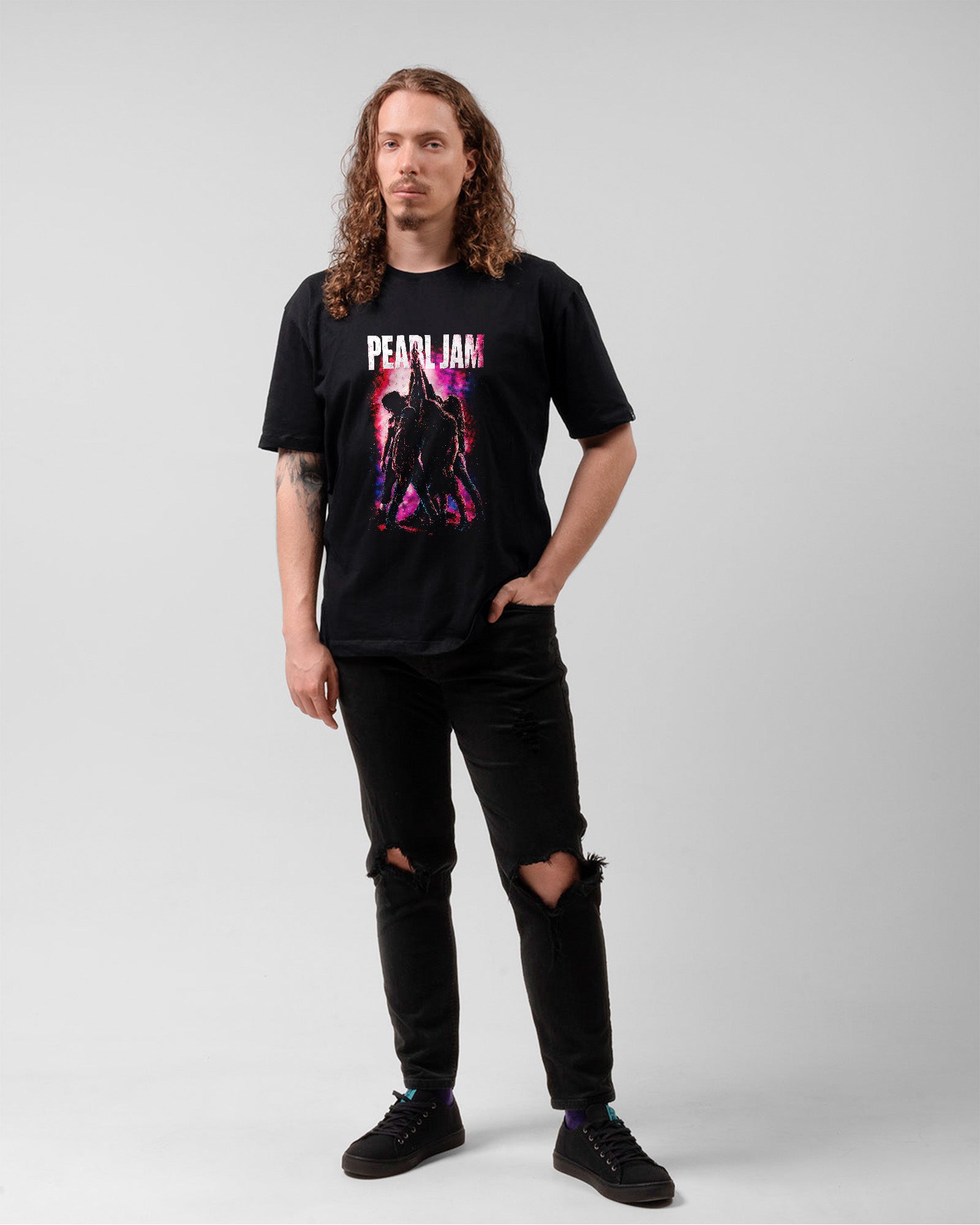 Camiseta Pearl Jam Together Rock Alternativo