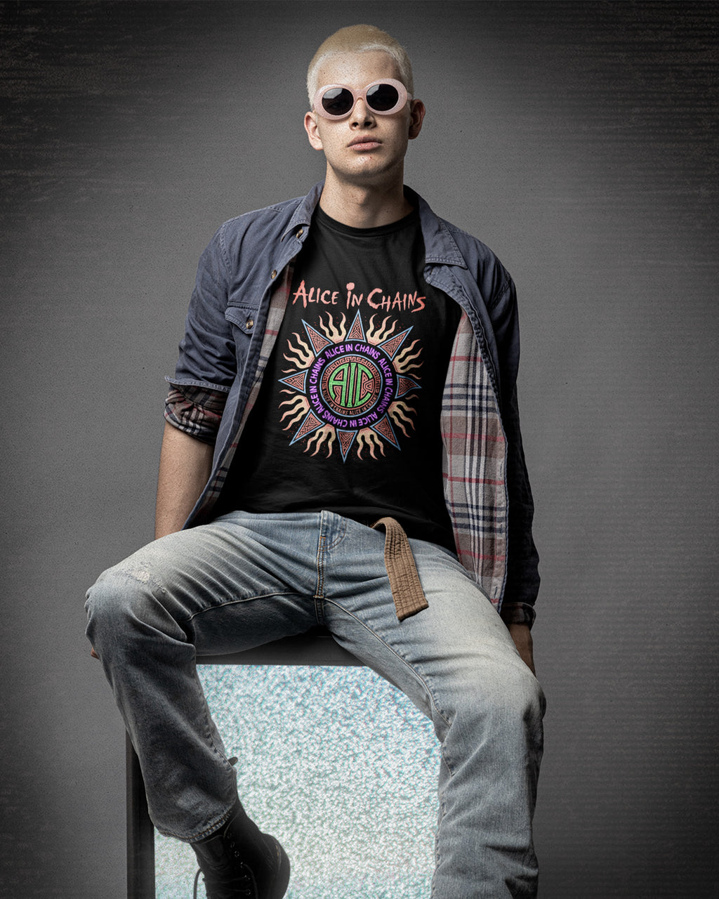 Camiseta Alternativa Alice in Chains Grunge