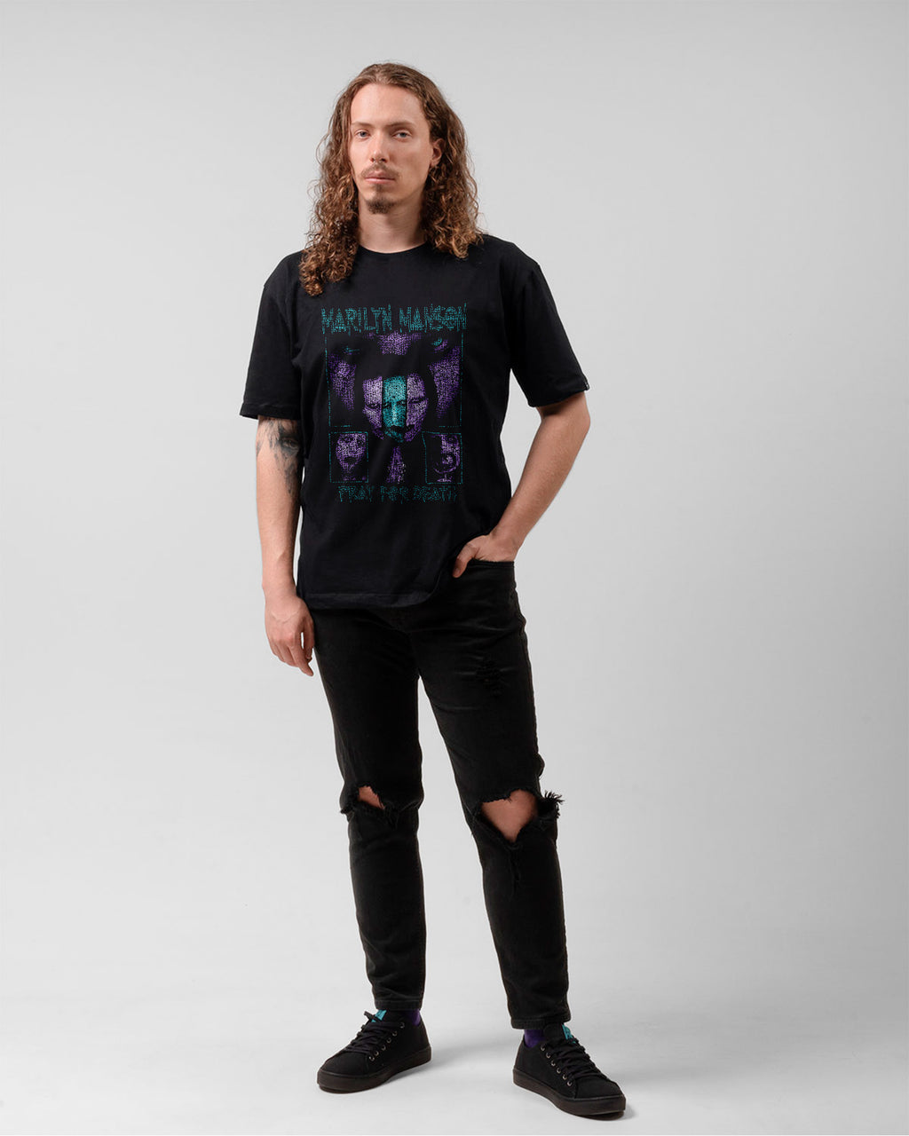 Camiseta Marilyn Manson Pray For Death