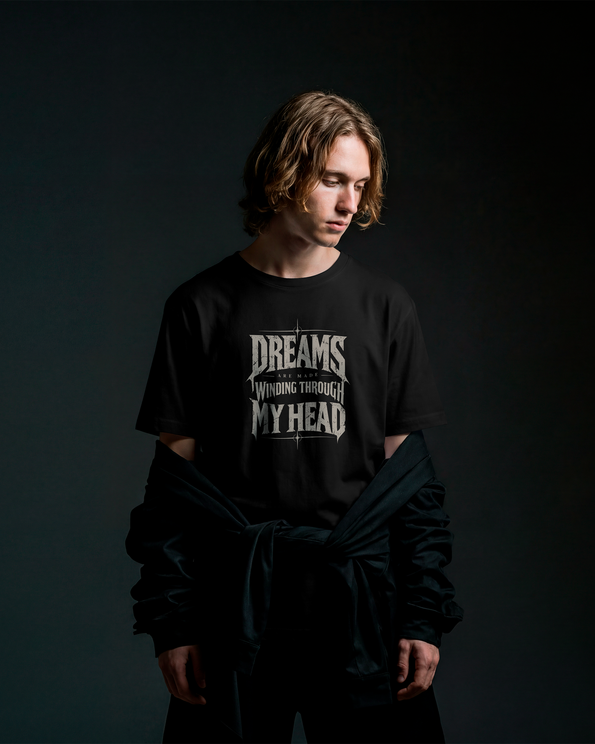 Camiseta Preta Dreams Inside My Head