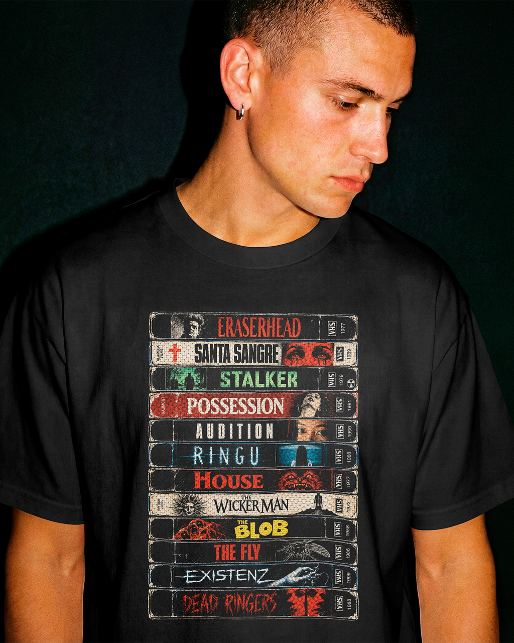 Camiseta Preta Rewind the Horror